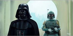 Star Wars Artwork Star Wars Artwork Unexpected Guest (SN)